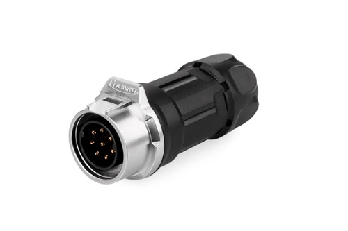 16파이 방수 커넥터 8핀 Male 중간 플러그  LP-16-C08PP-01-001   [CNLINKO] | 파츠바다 - 모든 전자부품의 정답