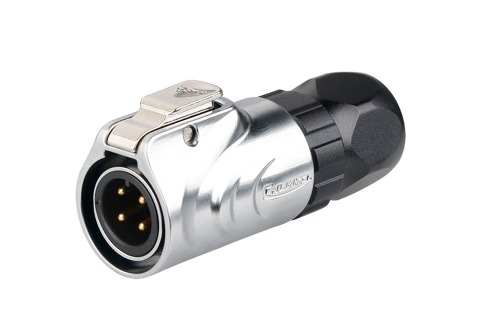 12파이 방수 커넥터 4핀 Male 플러그  LP-12-C04PE-03-001   [CNLINKO] | 파츠바다 - 모든 전자부품의 정답