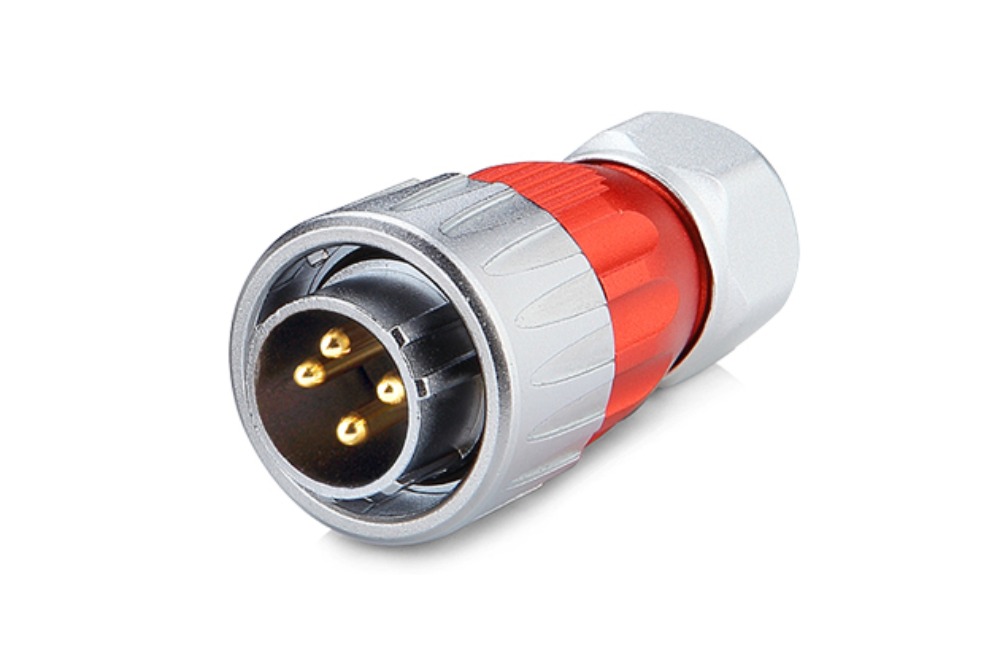 20파이 방수 커넥터 4핀 Male 플러그  DH-20-C04PE | 파츠바다 - 모든 전자부품의 정답