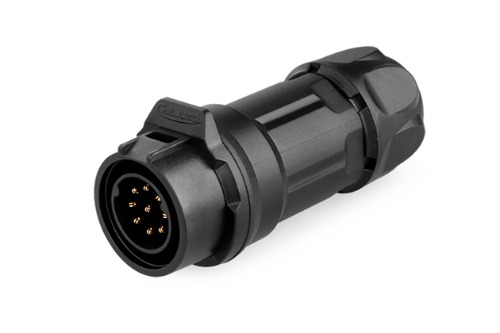 16파이 방수 커넥터 9핀 Male 중간 연결 플러그  LP-16-C09PP-02-001   [CNLINKO] | 파츠바다 - 모든 전자부품의 정답