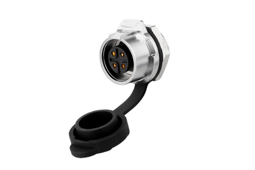 원형 방수 커넥터 소켓  4핀 female   LP-16-J04SX-03-101   [CNLINKO] | 파츠바다 - 모든 전자부품의 정답