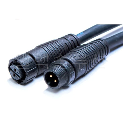 M12-2 2PIN  방수커넥터 IP67  선연결 타입 AWG18-330mm 워터프루프 LLT | 파츠바다 - 모든 전자부품의 정답