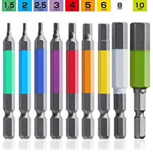 ANEX 육각 렌치 컬러 비트 세트 ACHX9-65L | 파츠바다 - 모든 전자부품의 정답