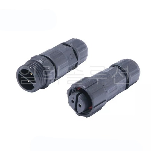 16파이 6PIN  M16-5  방수커넥터 IP67  와이어 TO 와이어 워터프루프 LLT | 파츠바다 - 모든 전자부품의 정답
