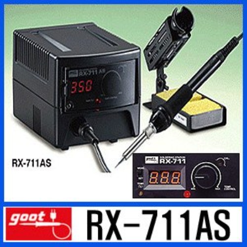 GOOT RX-711AS(65W/60W) 디지털  무연 납땜인두기 | 파츠바다 - 모든 전자부품의 정답