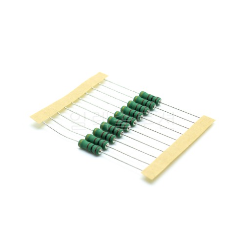 100개 MORS 1W 5% Axial Resistor J (1K옴~1.5M옴) 아두이노 일반 막대 저항 산화금속피막 | 파츠바다 - 모든 전자부품의 정답