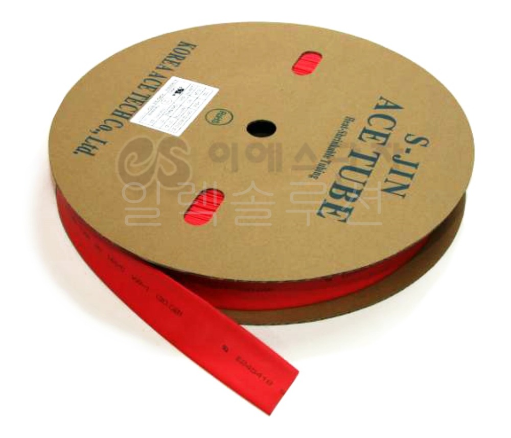 S-J1  38파이 적색  50m  열수축튜브 Heat Shrink Tubing | 파츠바다 - 모든 전자부품의 정답