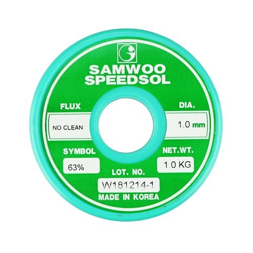 삼우비철 고품질 일반납 솔더(노크린) RS63/PB37 1.0mm 1Kg | 파츠바다 - 모든 전자부품의 정답