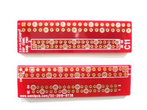 [C11] DSP CONN 2.0<->2.54 (40P) 변환기판 | 파츠바다 - 모든 전자부품의 정답