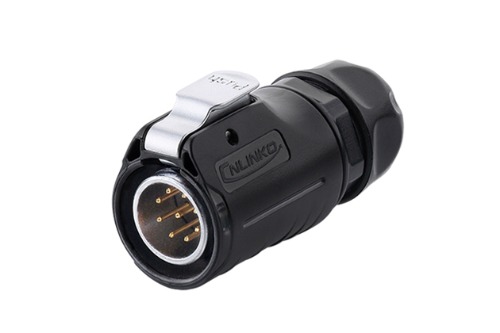 20파이 방수 커넥터 9핀 Male 플러그  LP-20-C09PE-01-022   [CNLINKO] | 파츠바다 - 모든 전자부품의 정답