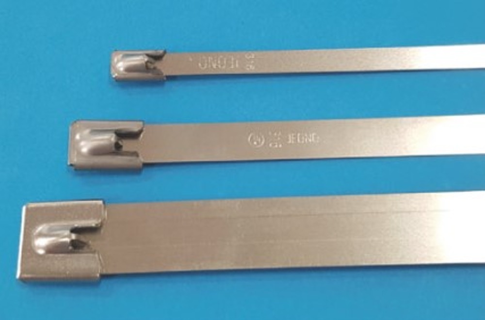 JSST520S-316  메탈 스테인레스 스틸  케이블 타이 서스밴드 전오전기    100개 | 파츠바다 - 모든 전자부품의 정답