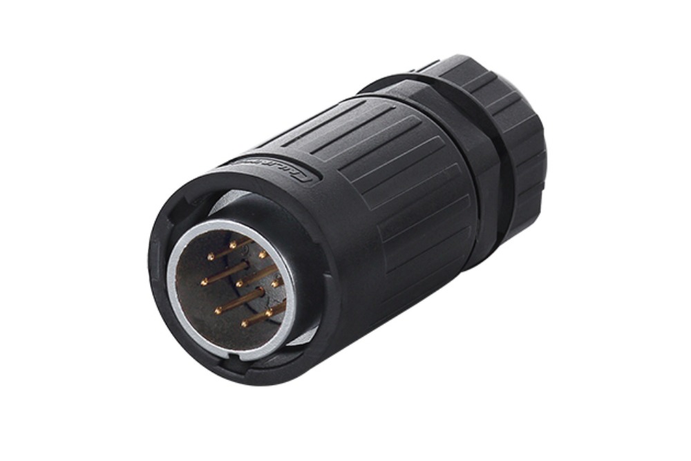 20파이 방수 커넥터 9핀 Male 플러그  YA-20-C09PE | 파츠바다 - 모든 전자부품의 정답