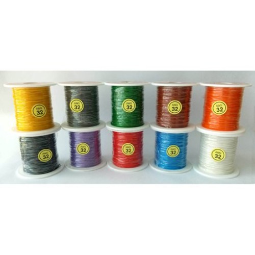 SME 테프론 단선랩핑와이어 0.20mm(AWG32) 백색 100M | 파츠바다 - 모든 전자부품의 정답