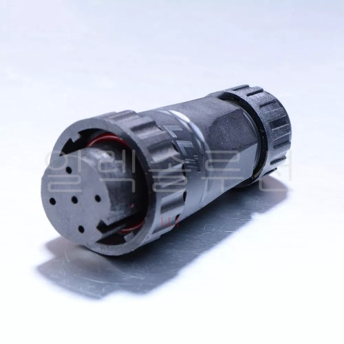 22파이 5PIN  M22-5 플러그  방수커넥터 IP67   워터프루프 LLT | 파츠바다 - 모든 전자부품의 정답