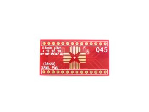 [Q45] QFN,MLF,MLP - 0.8mm 변환기판 | 파츠바다 - 모든 전자부품의 정답