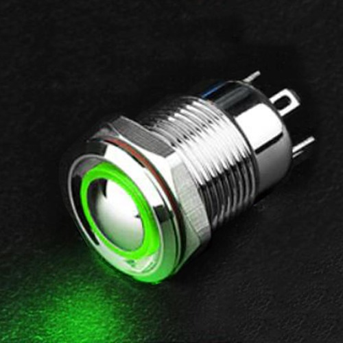 LB12B-P10Z 전원 방수 메탈 푸시 버튼 스위치 온오프 푸쉬 누름 그린 ONOFF PUSHBUTTONSWITCH IP65 | 파츠바다 - 모든 전자부품의 정답