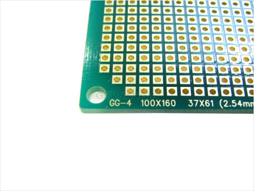 [GG4] 100 x 160 사각만능기판 _양면_GOLD | 파츠바다 - 모든 전자부품의 정답