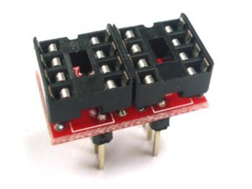 [OP908-D] Single to Dule Op-Amp Dip Adapter-D 변환기판 | 파츠바다 - 모든 전자부품의 정답