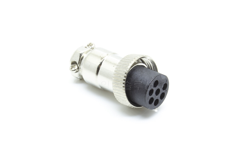 K-16-7P 16mm 항공잭 항공단자 써큘러잭 | 파츠바다 - 모든 전자부품의 정답