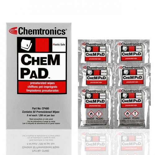 Chemtronics IPA 청소 클리닝 티슈(WIPES) CHEMPAD 50매/ISOPROPYL ALCOHOL-이소프로필 알코올 | 파츠바다 - 모든 전자부품의 정답