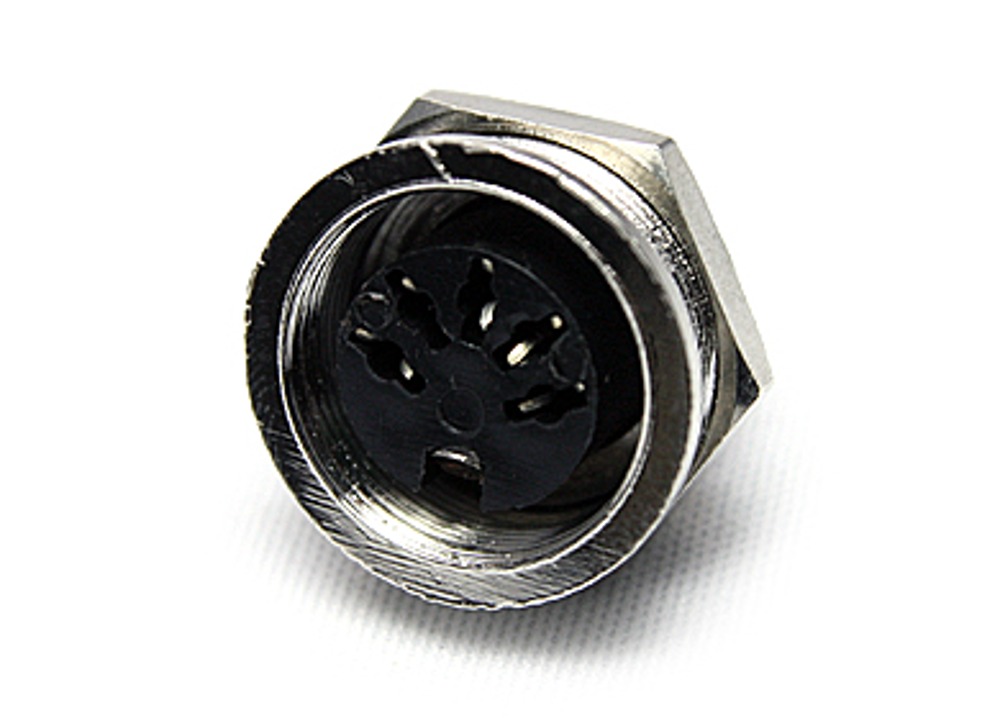 딘잭 DIN-5S 메탈  5PIN  DIN JACK CONNECTOR | 파츠바다 - 모든 전자부품의 정답