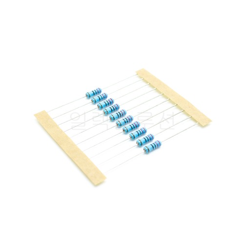 100개 아두이노 일반 막대 저항 메탈 금속피막 1/2W 1% Axial Resistor F (300K옴) | 파츠바다 - 모든 전자부품의 정답