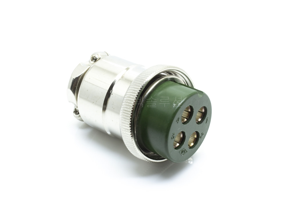 K-40-4P 40mm 항공잭 항공단자 써큘러잭 | 파츠바다 - 모든 전자부품의 정답