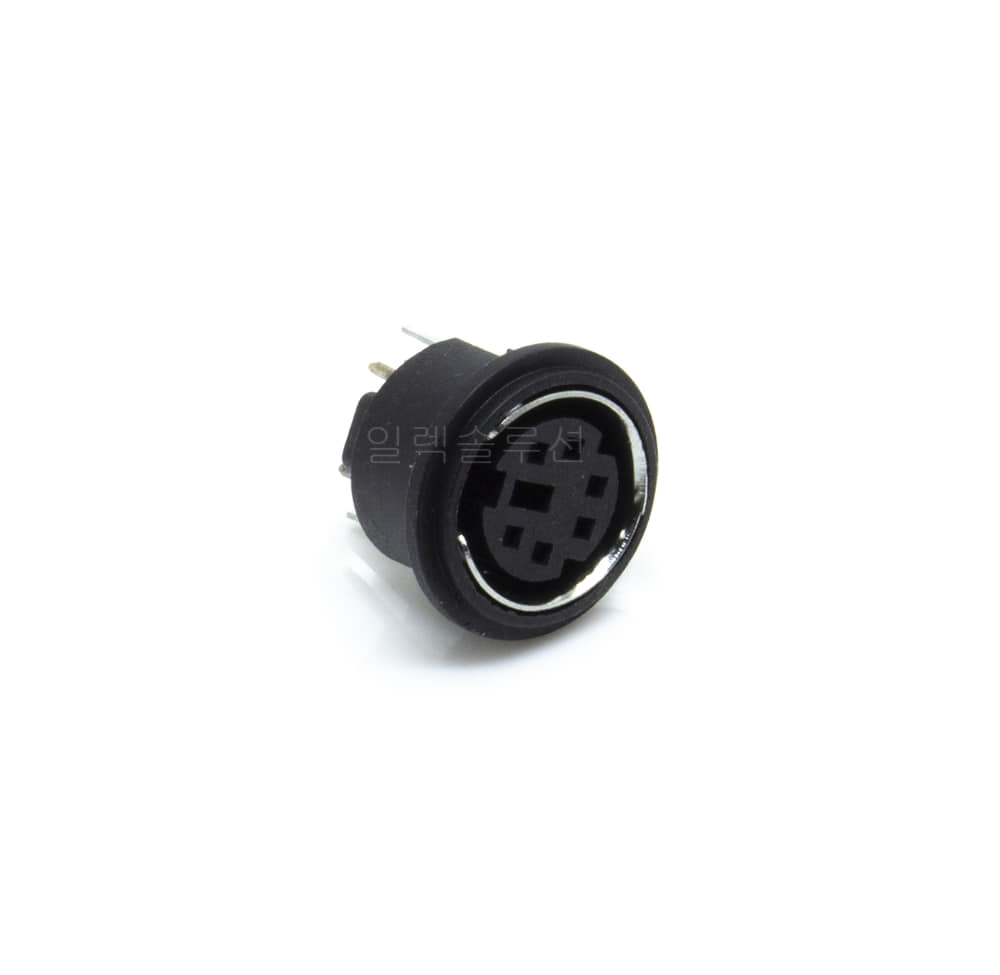 DIN-413H 6Pin 미니 딘잭 MINI DIN JACK | 파츠바다 - 모든 전자부품의 정답
