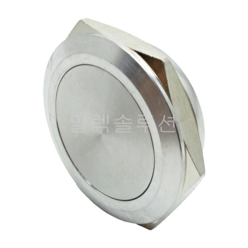 30파이 메탈 푸쉬 스위치 짧은바디 플랫형 무램프 | 파츠바다 - 모든 전자부품의 정답