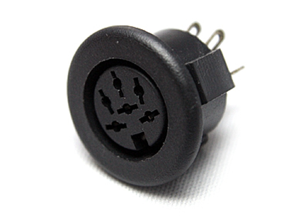 딘잭 DIN-6S  6PIN  DIN JACK CONNECTOR | 파츠바다 - 모든 전자부품의 정답