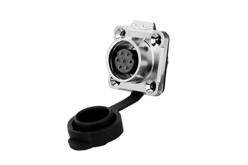 사각 방수 커넥터 소켓  7핀 female   LP-16-J07SX-03-401   [CNLINKO] | 파츠바다 - 모든 전자부품의 정답