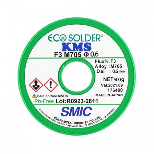 SENJU 센주 KMS F3 M705 무연납 0.6mm 500g/할로겐프리 | 파츠바다 - 모든 전자부품의 정답