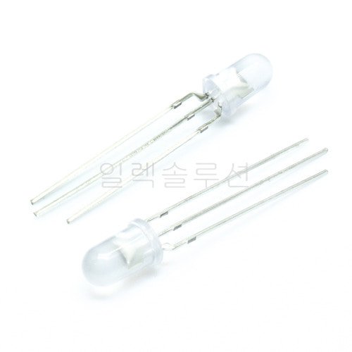 5파이 고휘도 2컬러 발광 다이오드 라운드 LED 레드(Red) / 그린(Green) 5mm | 파츠바다 - 모든 전자부품의 정답