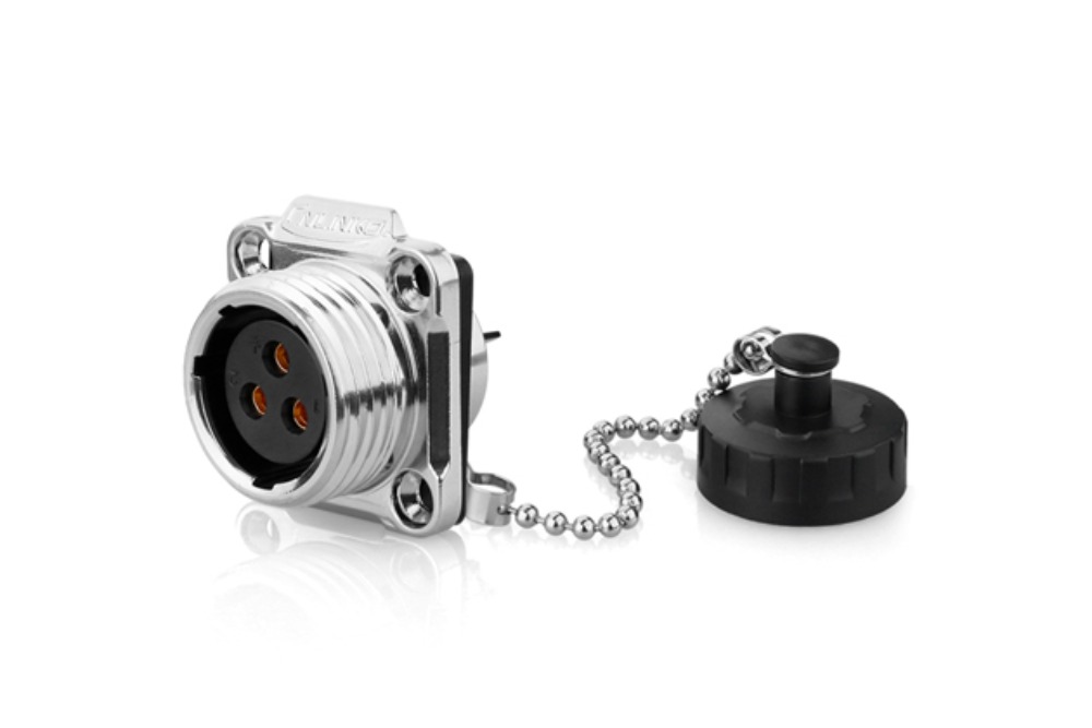 20파이 방수 커넥터 3핀 Female 소켓  YW-20-J03SX | 파츠바다 - 모든 전자부품의 정답