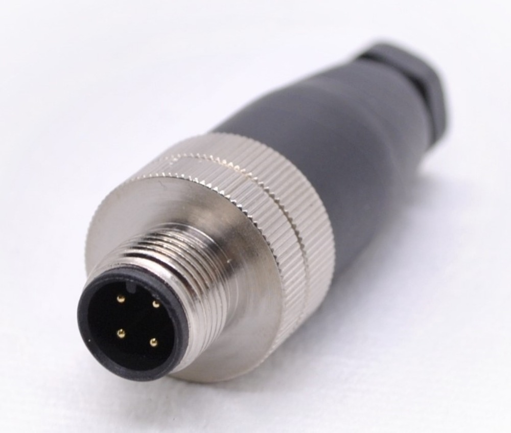 M12-4P (MALE)   4pin  방수 커넥터 | 파츠바다 - 모든 전자부품의 정답