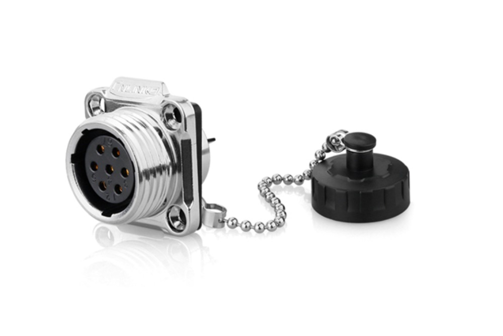 20파이 방수 커넥터 7핀 Female 소켓  YW-20-J07SX | 파츠바다 - 모든 전자부품의 정답