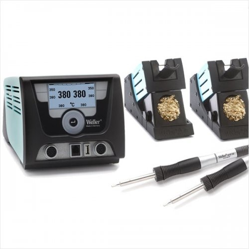 WELLER 2채널 듀얼 무연 납땜인두기 WX8080 | 파츠바다 - 모든 전자부품의 정답