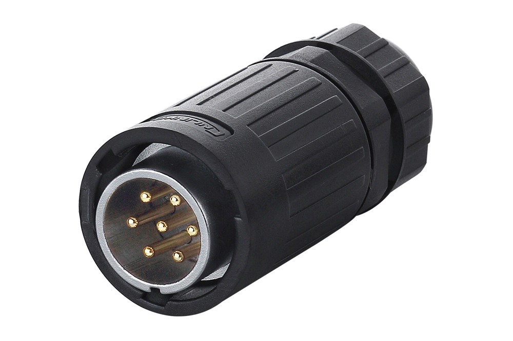 20파이 방수 커넥터 7핀 Male 플러그  YA-20-C07PE | 파츠바다 - 모든 전자부품의 정답