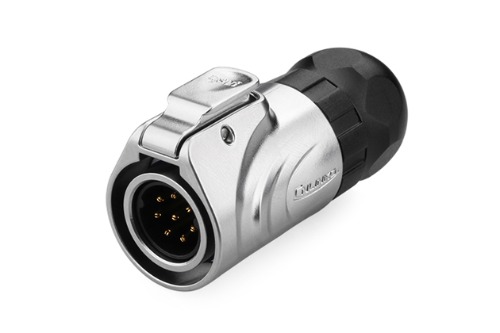 16파이 방수 커넥터 8핀 Male 플러그  LP-16-C08PE-03-001   [CNLINKO] | 파츠바다 - 모든 전자부품의 정답