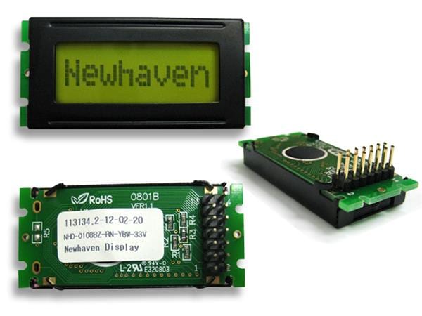 NHD-0108BZ-RN-YBW-33V | 파츠바다 - 모든 전자부품의 정답