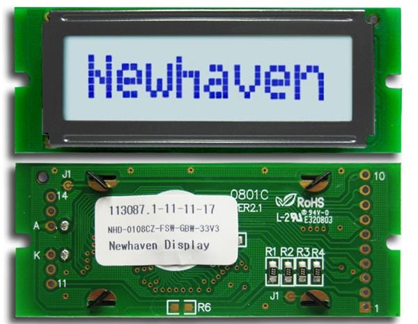 NHD-0108CZ-FSW-GBW-33V3 | 파츠바다 - 모든 전자부품의 정답